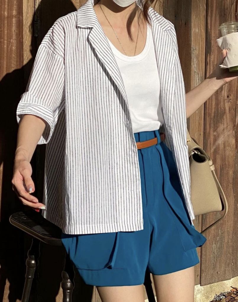 Leida Striped Long Sleeve - Oatmeal